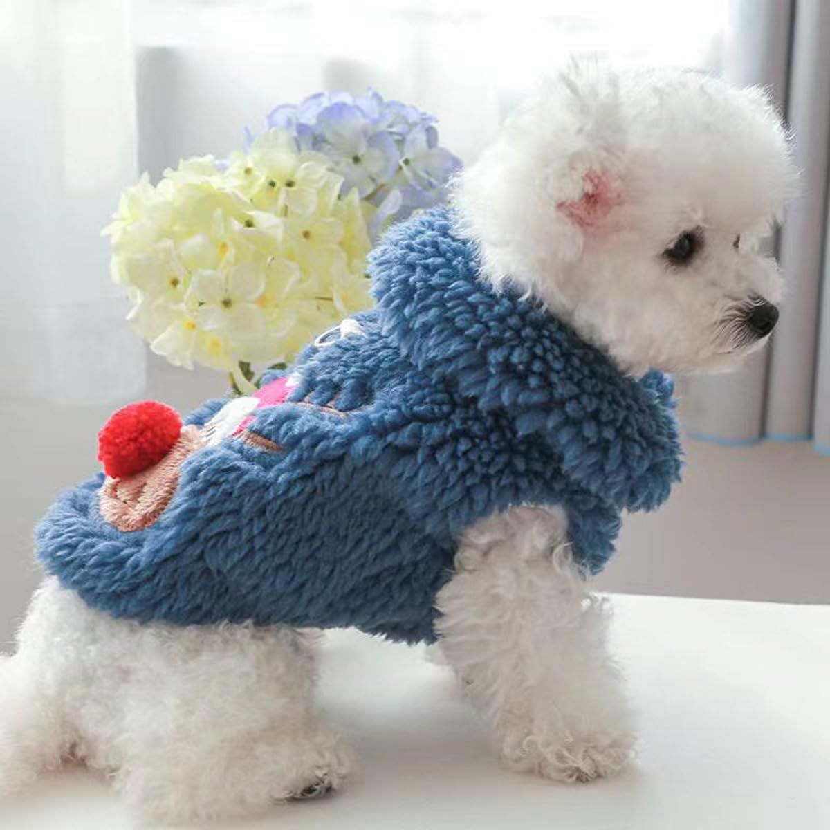 Christmas Dog Clothes Winter Outfits Small Dog Sweater Vest Dog Sweaters for view 3
