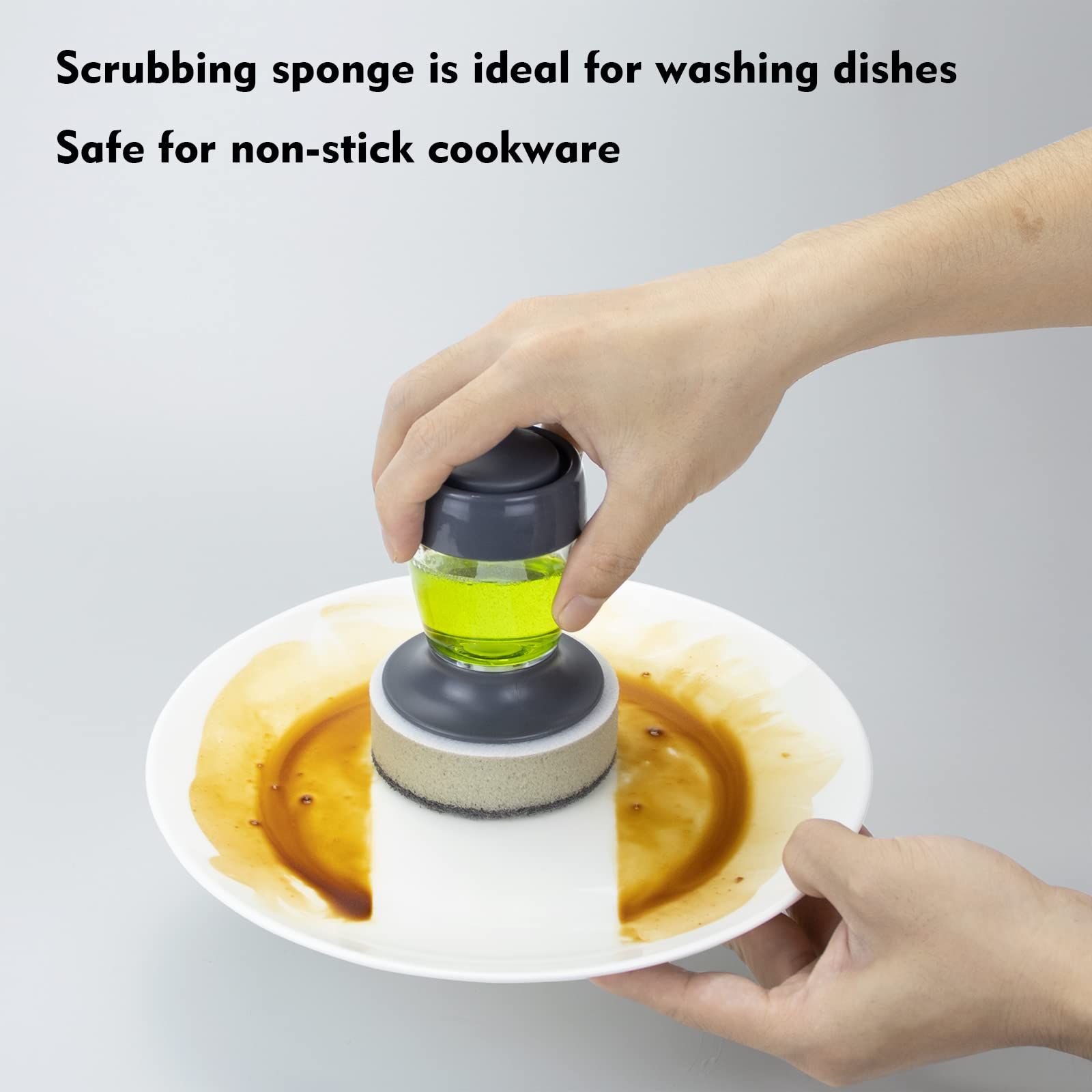 Dish Brush with Soap Dispenser view 2