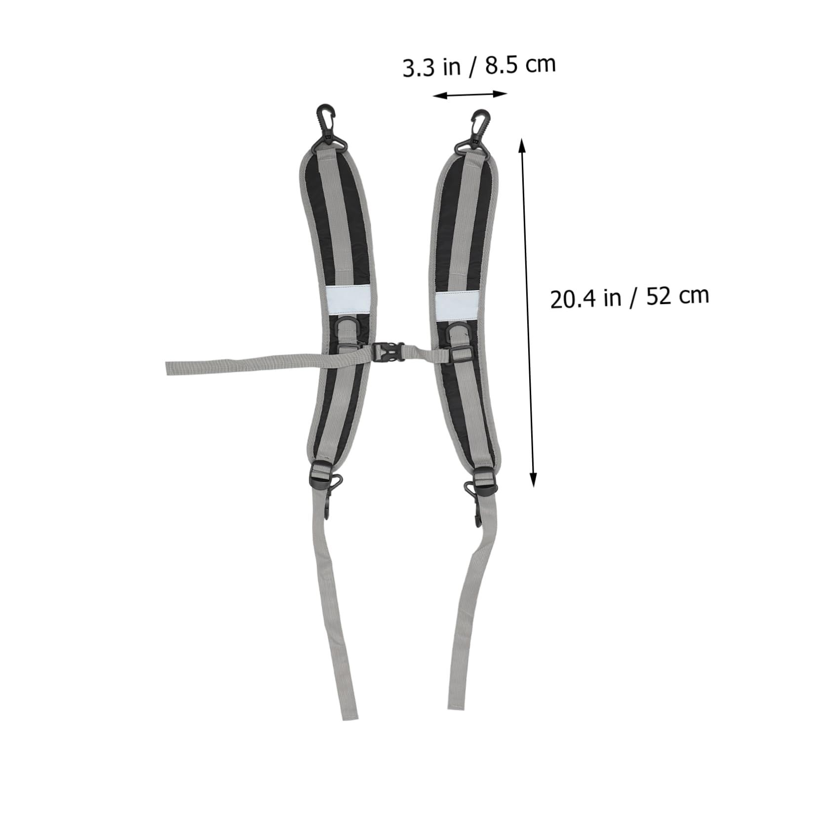 1 Pair Waterproof PVC Adjustable Shoulder Strap Replacement for Backpack Have view 2