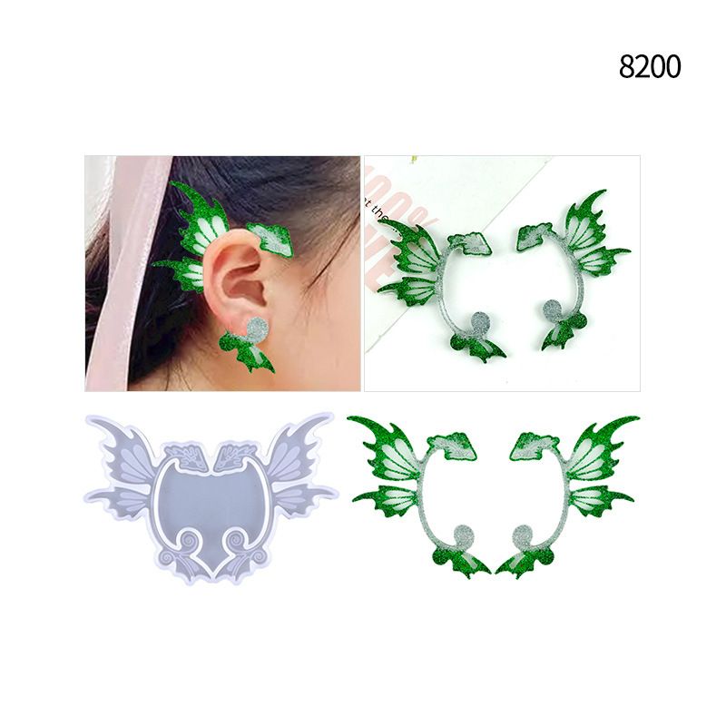 1 pcs Ear Clips Resin Molds view 5