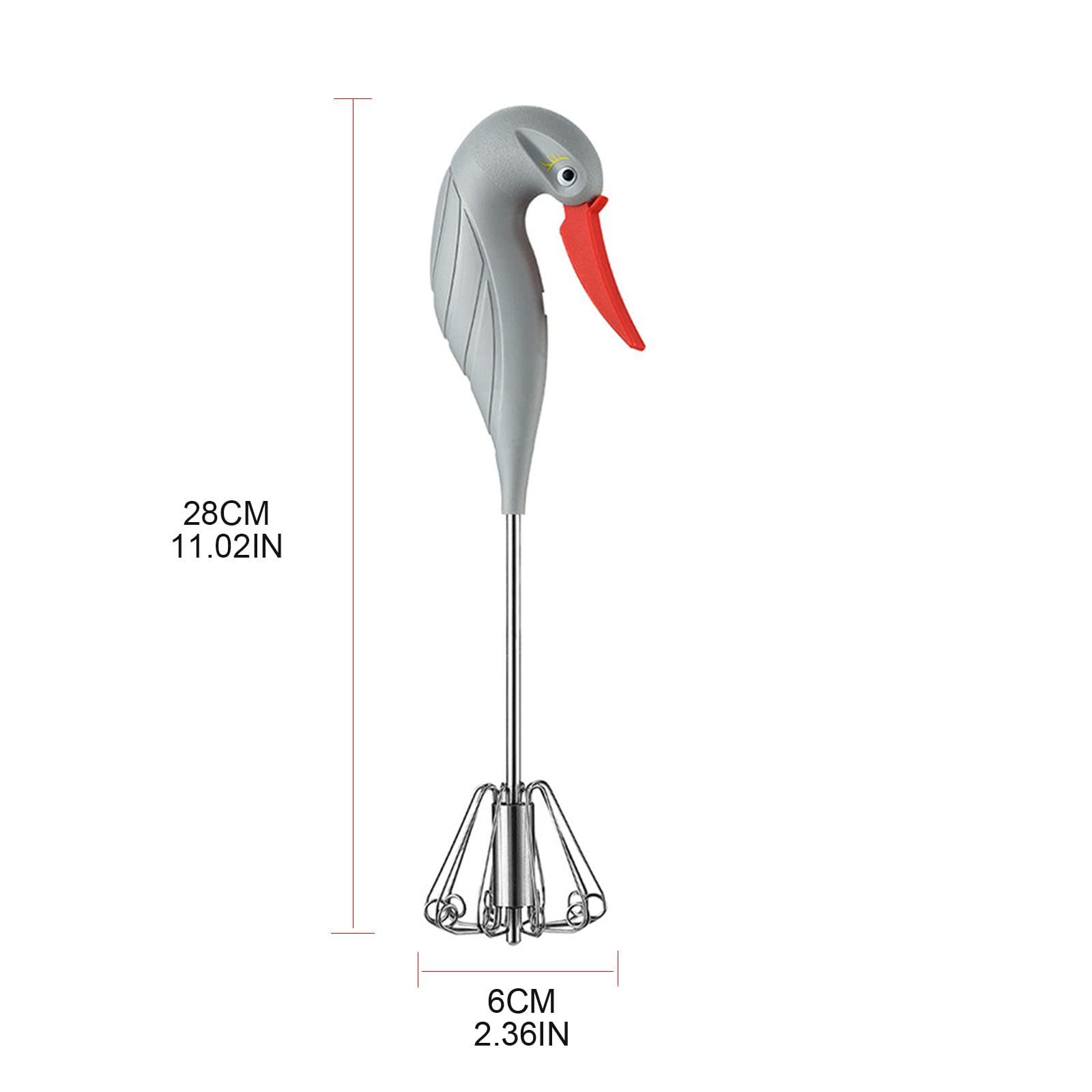 4pcs Egg Whisk Stainless Steel Hand Push Whisk Blender Egg Beater Milk view 4