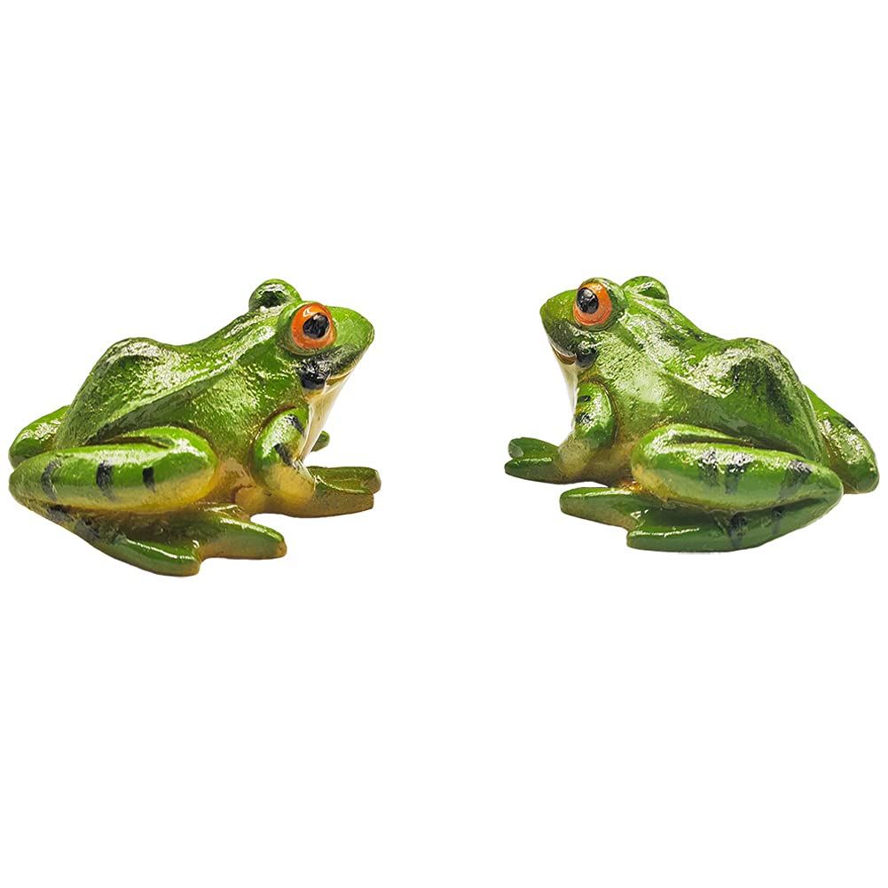 2pcs Miniature Frog Figurine — image 1