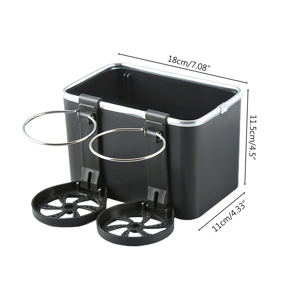 Upgrade Car Armrest Storage Box Water Cup Holder view 2