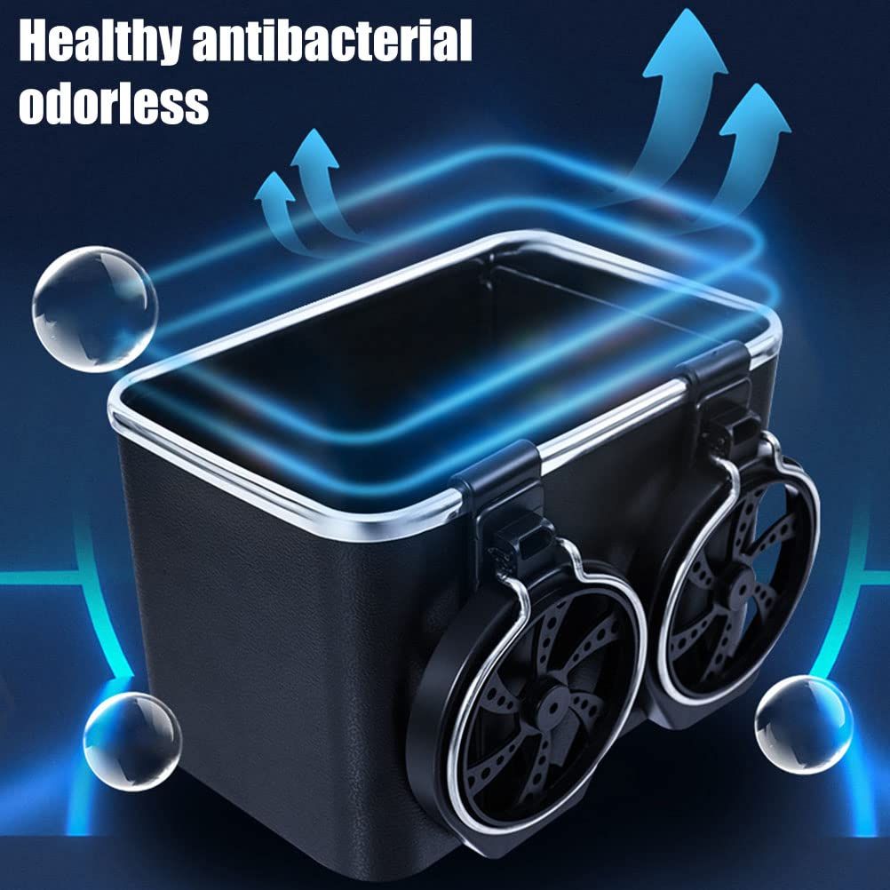 Upgrade Car Armrest Storage Box Water Cup Holder view 3
