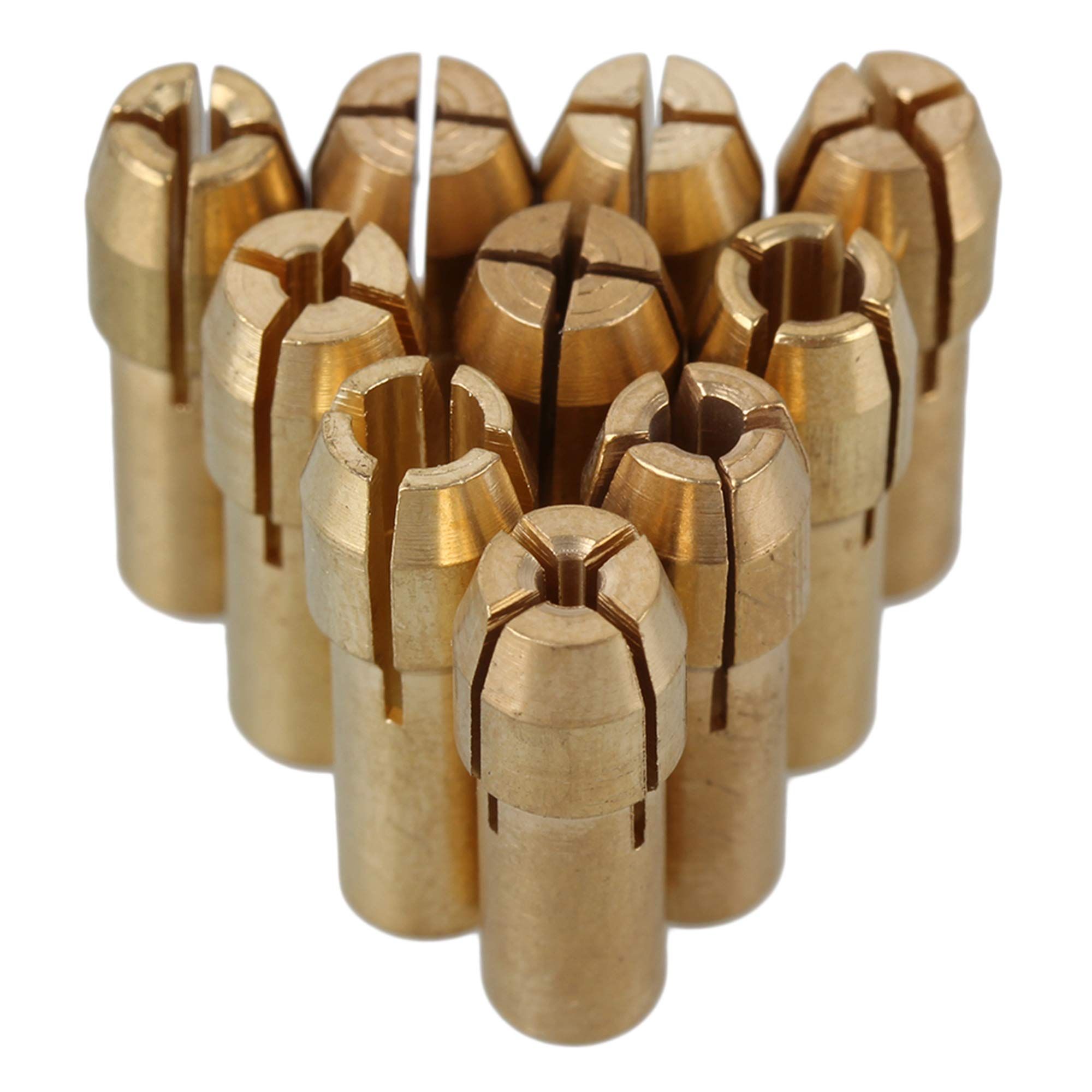 0.5-3.2mm Brass Collet Drill Chuck Fits Rotary Tools Electric Grinding Collect