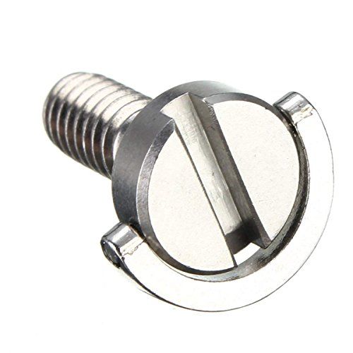 Stainless Steel Flat Head D Shaft D Ring 1/4" Mounting Screw Adapter for view 4