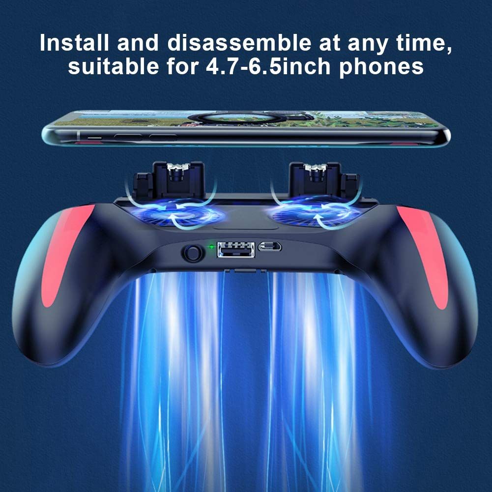 Mobile Phone Gamepad, Game Controller, Mobile Game Controller with Dual view 3