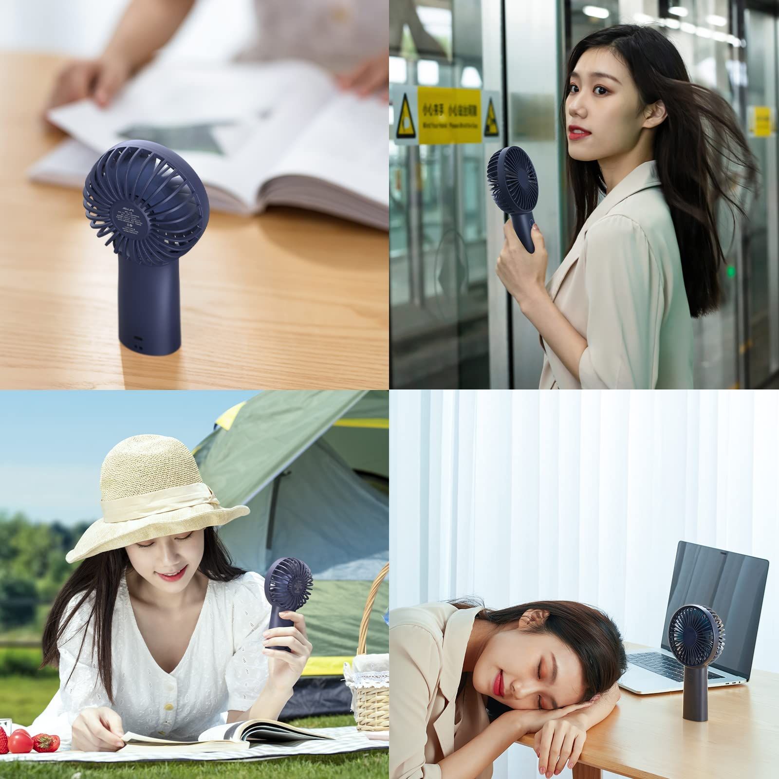 Handheld Fan [30H Max Cooling Time] Mini Portable Hand Fan view 3