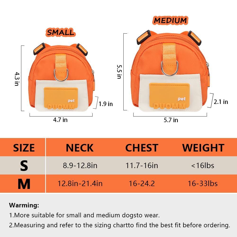 Dog Backpack for Small Dogs to Wear view 5