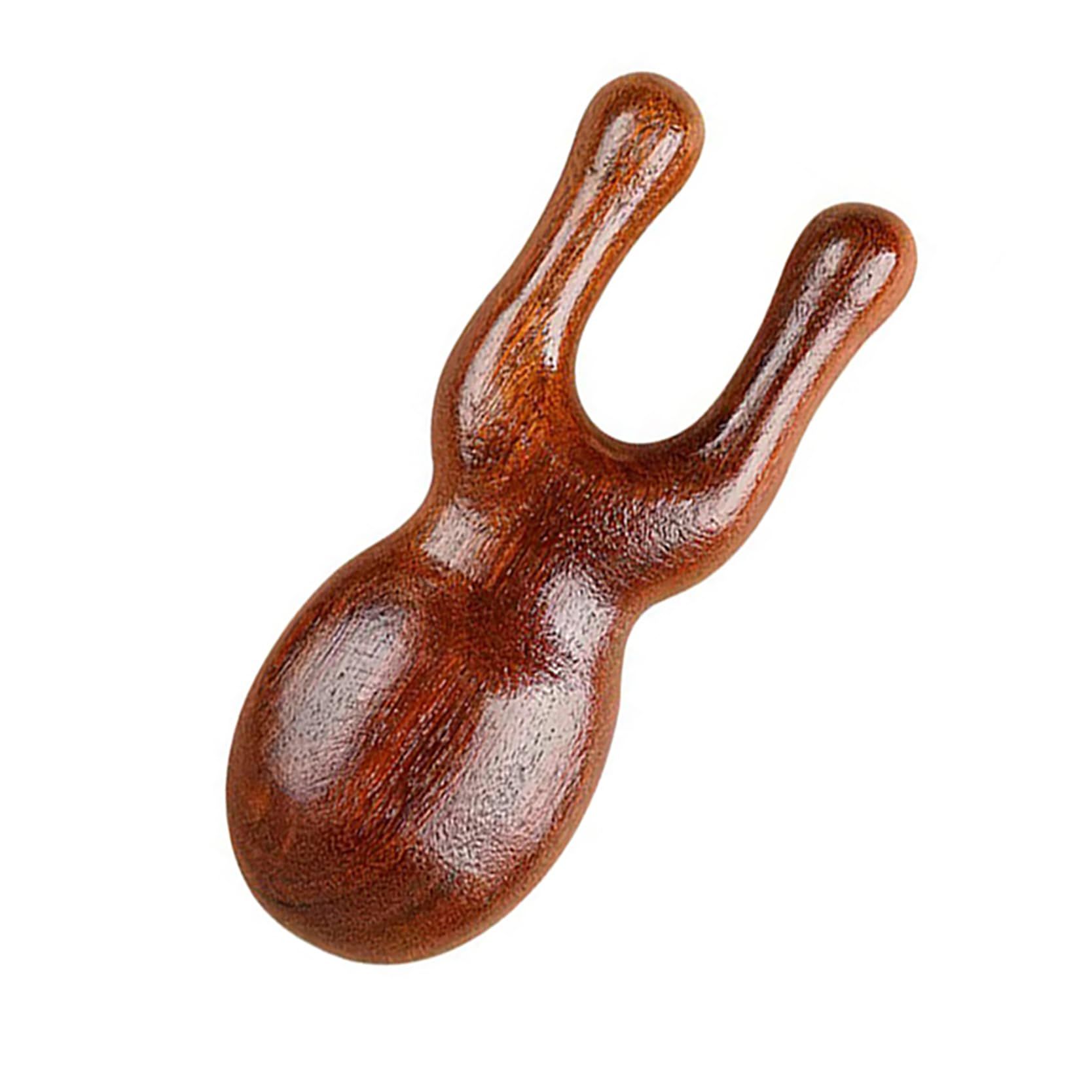 Wooden Nose Gua sha Massage Tools ，Manual Massager Tool for Eyes 、face，gua sha view 3