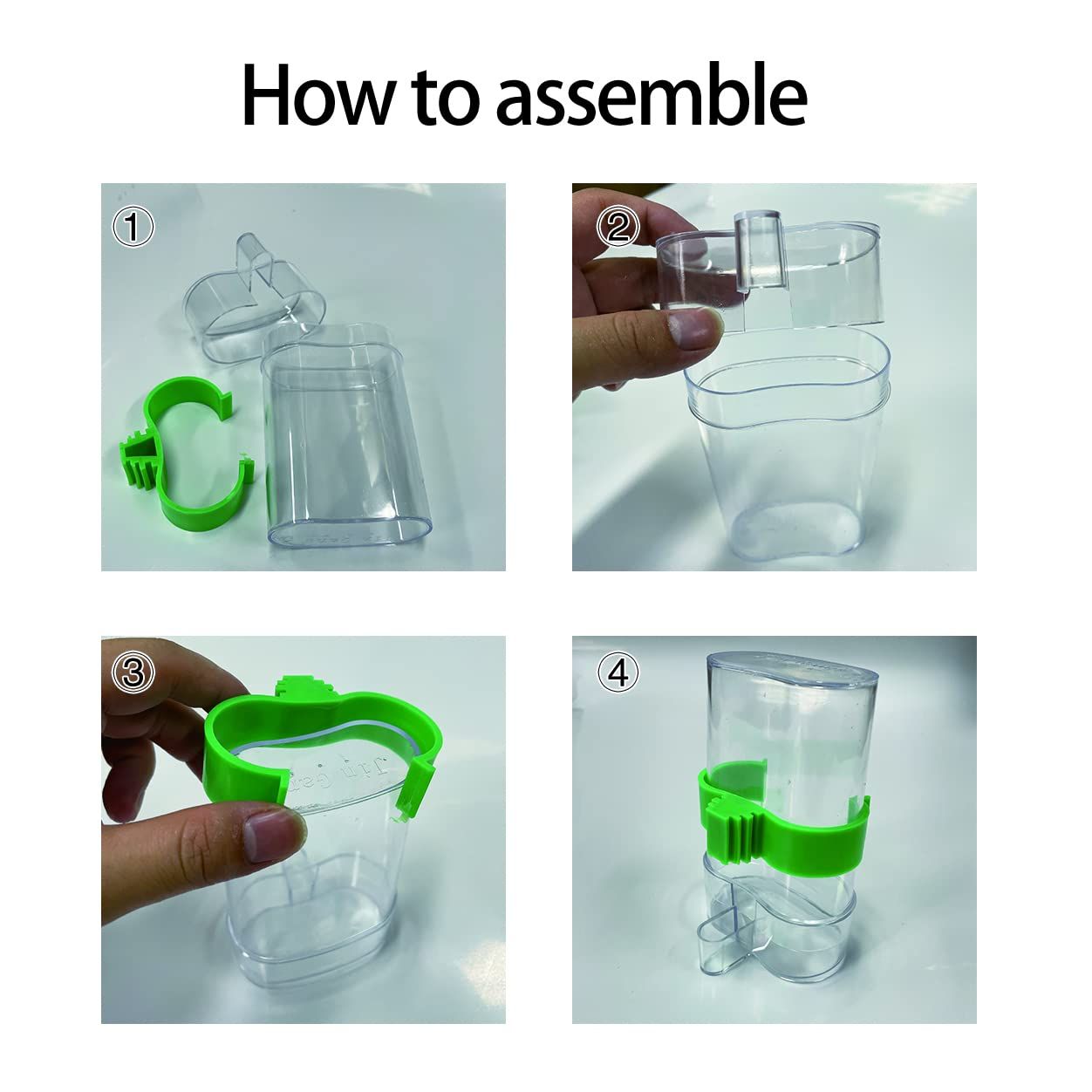 [2 Pack] Automatic Bird Water Dispenser for Cage view 2
