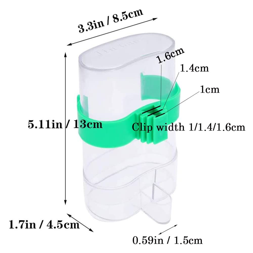 [2 Pack] Automatic Bird Water Dispenser for Cage view 3