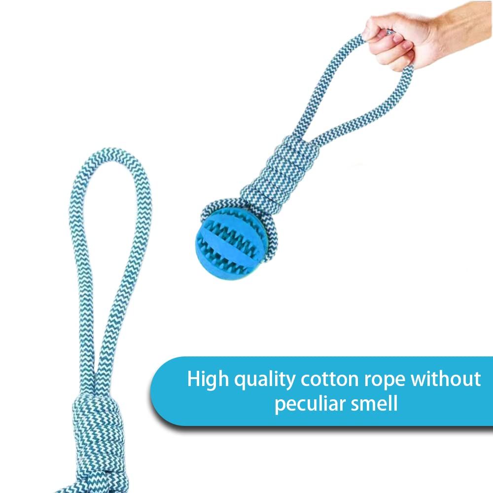 Dog Rope Ball Bite Resistance Training Ball Dog Toy with Rope Interesting Dog view 2