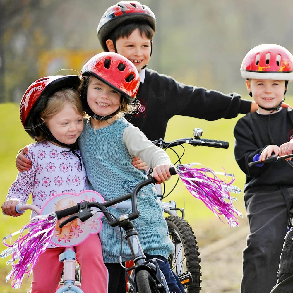 1 Pair(2pcs) Kids Bicycle Bike Scooter Handlebar Streamers Bicycle Grips view 3