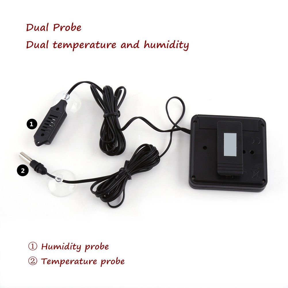 Reptile Thermometer and Humidity Gauge Reptile Terrarium Thermometer view 3