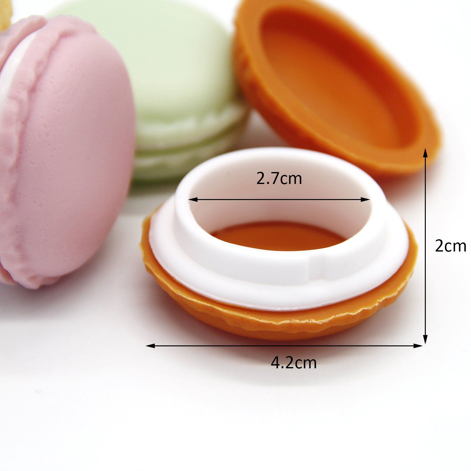 9pcs Cute Box, Colorful Macaron Jewelry Storage Box, Shape Storage Box Candy view 2