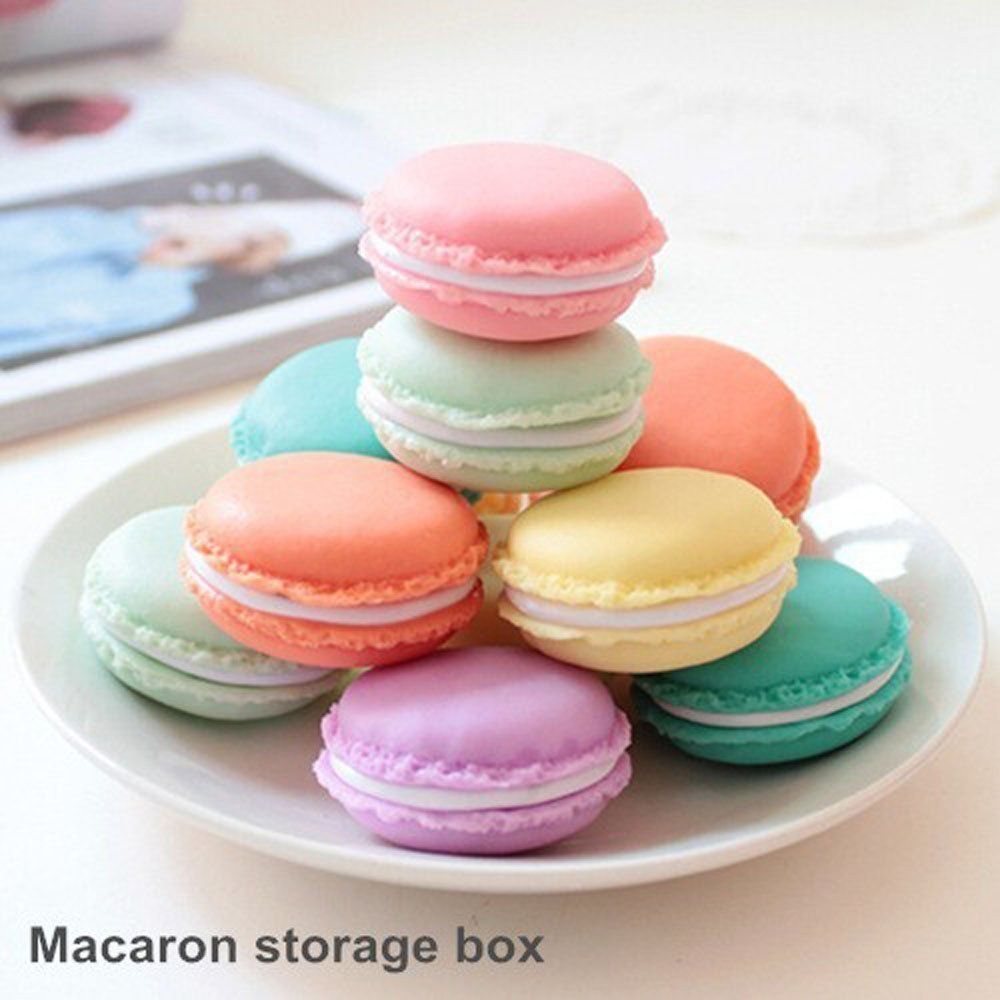 9pcs Cute Box, Colorful Macaron Jewelry Storage Box, Shape Storage Box Candy view 5