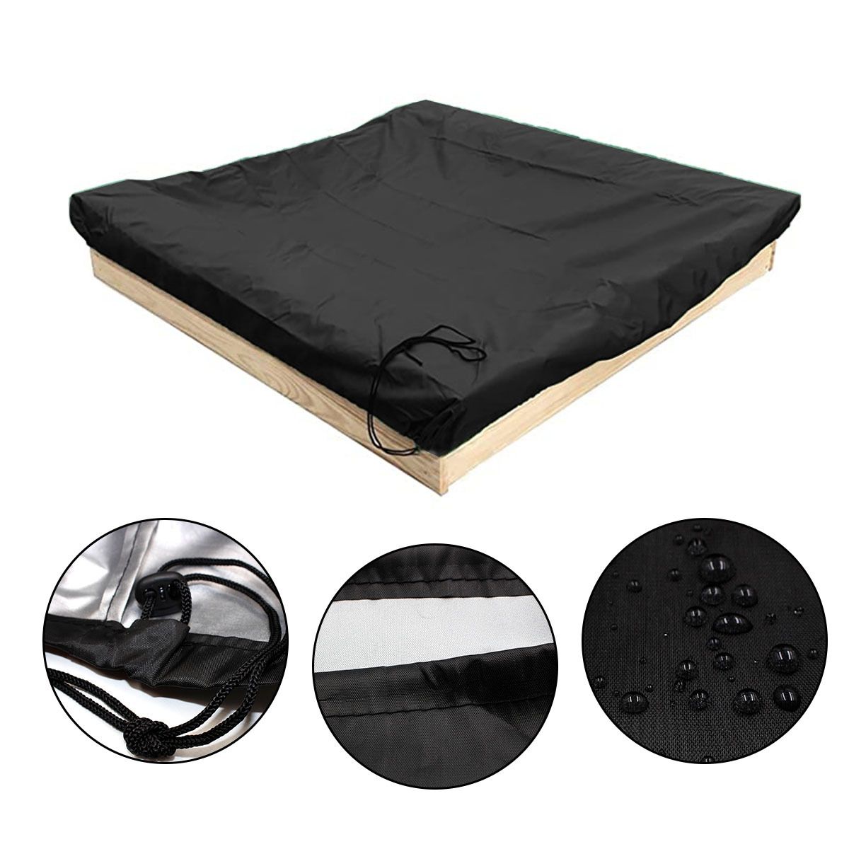 200X200cm 420D Heavy Duty Sandbox with Cover