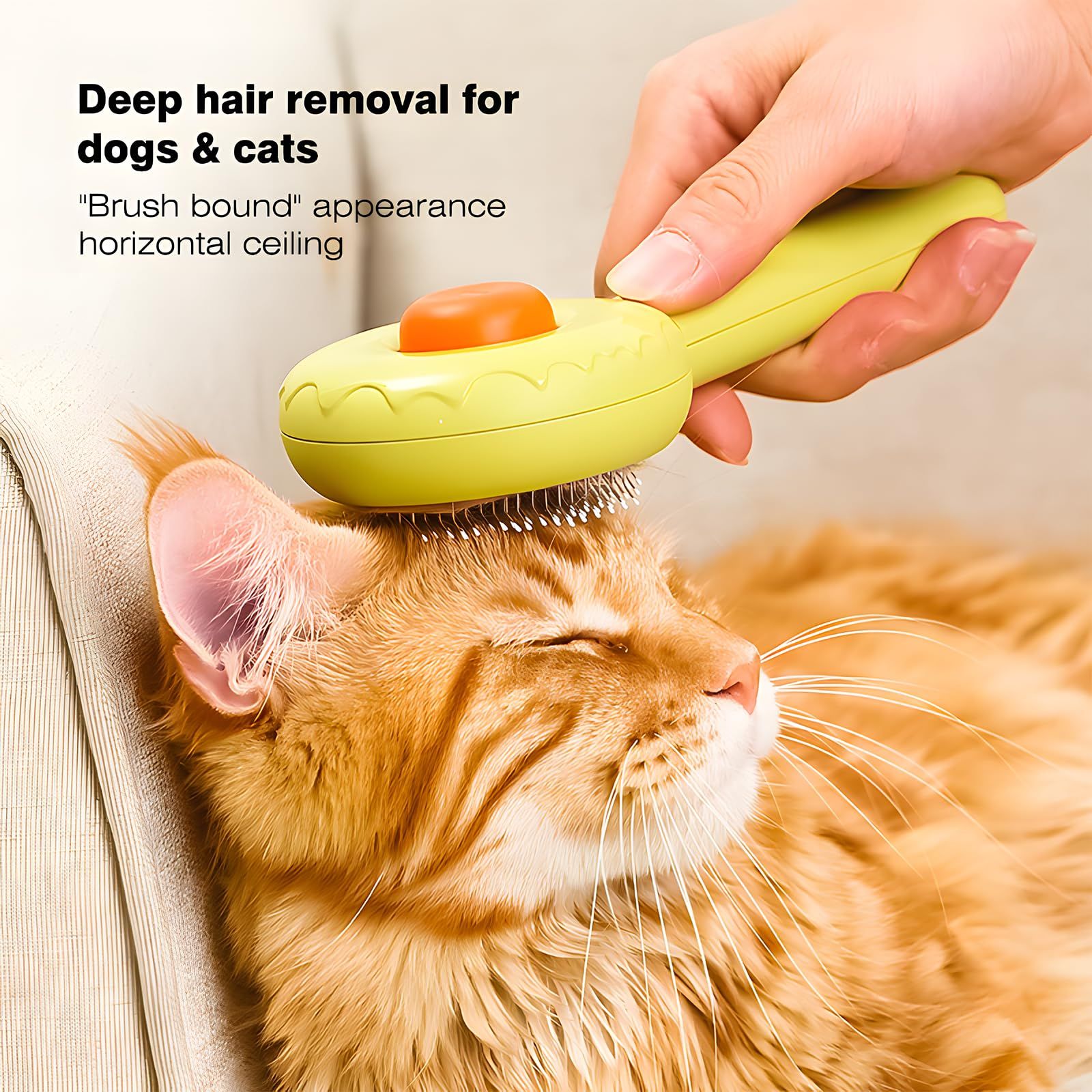 Pet Grooming Brush for Cats and Dogs view 3