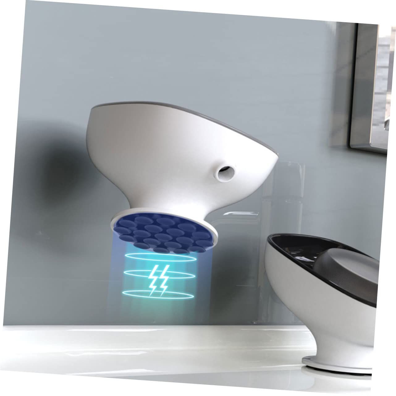 Bathroom Soap Stand 2pcs No punching required Soap Box Rack The Storage Rack view 2