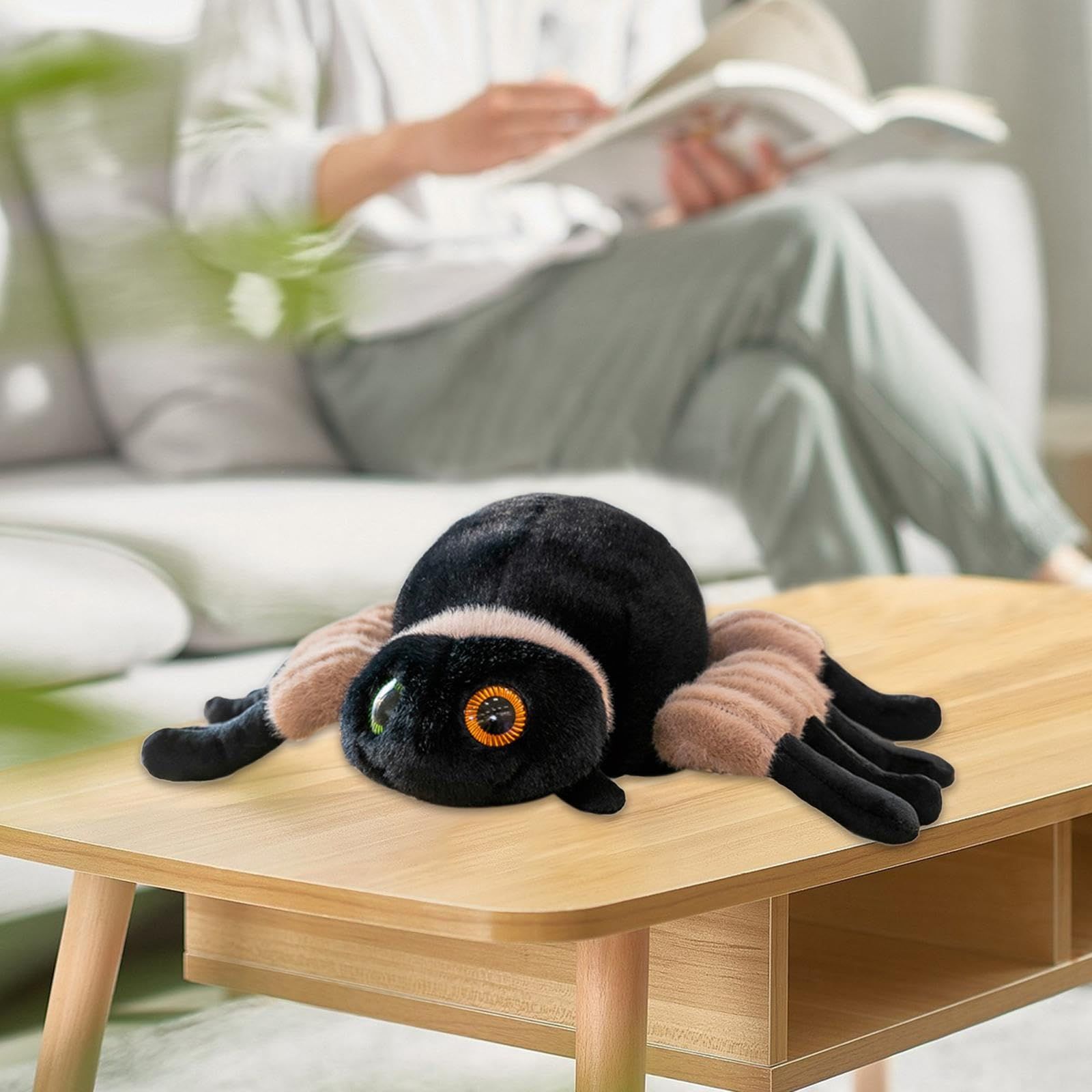 Cute Spider Pillow Simulation Spider Plush Pillow Soft Sofa Pillow Funny view 2