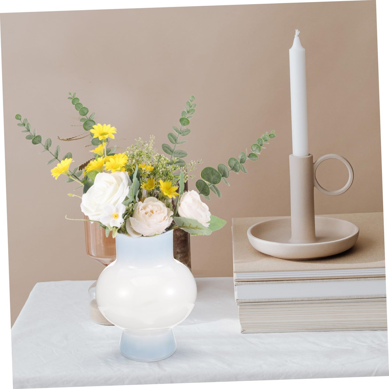 Hydroponics Ceramics lampshade Flower pots for Indoor Plants vase Kerosene view 2