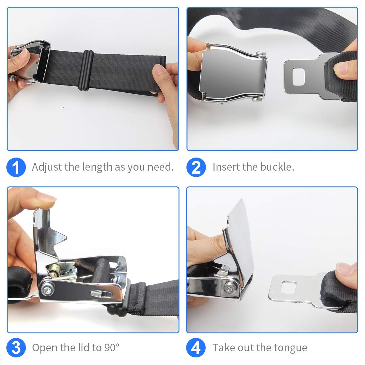 Airplane Seat Belt Extender view 3