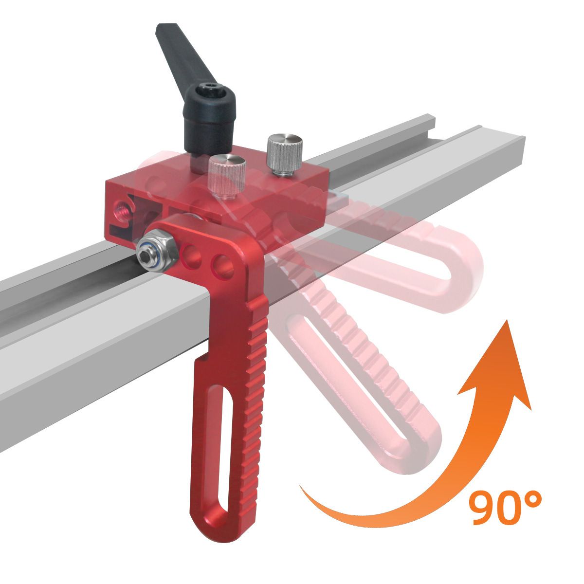 75 Type Track Stop Track Jigs Sliding Brackets Woodworking Guide 75 Type view 5