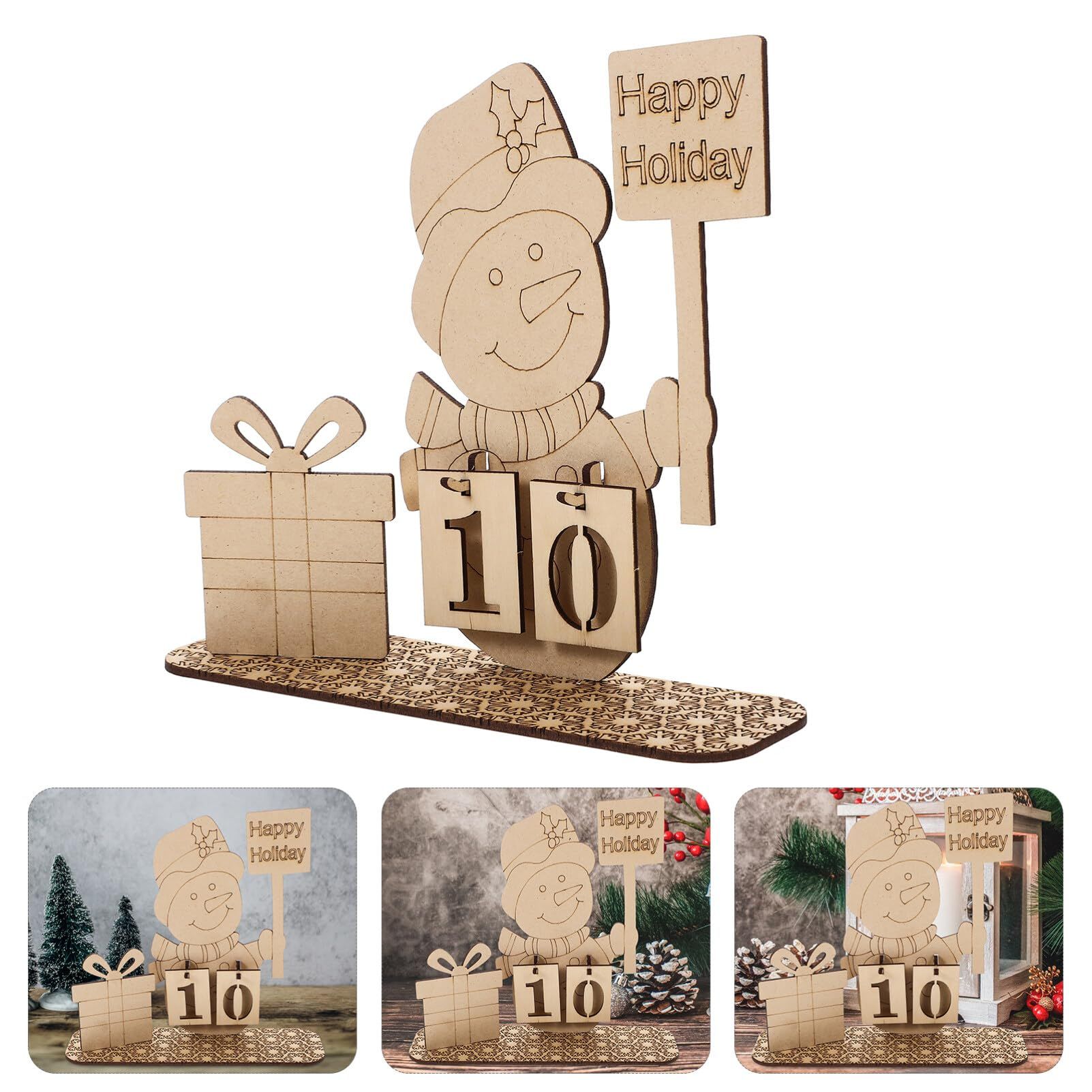 Crafts Calendar Christmas Decoration Festive Holiday Decoration Xmas view 3