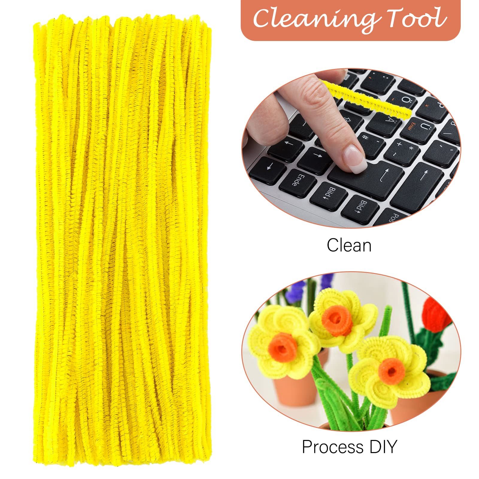 200Pcs Pipe Cleaners Chenille Stems view 2