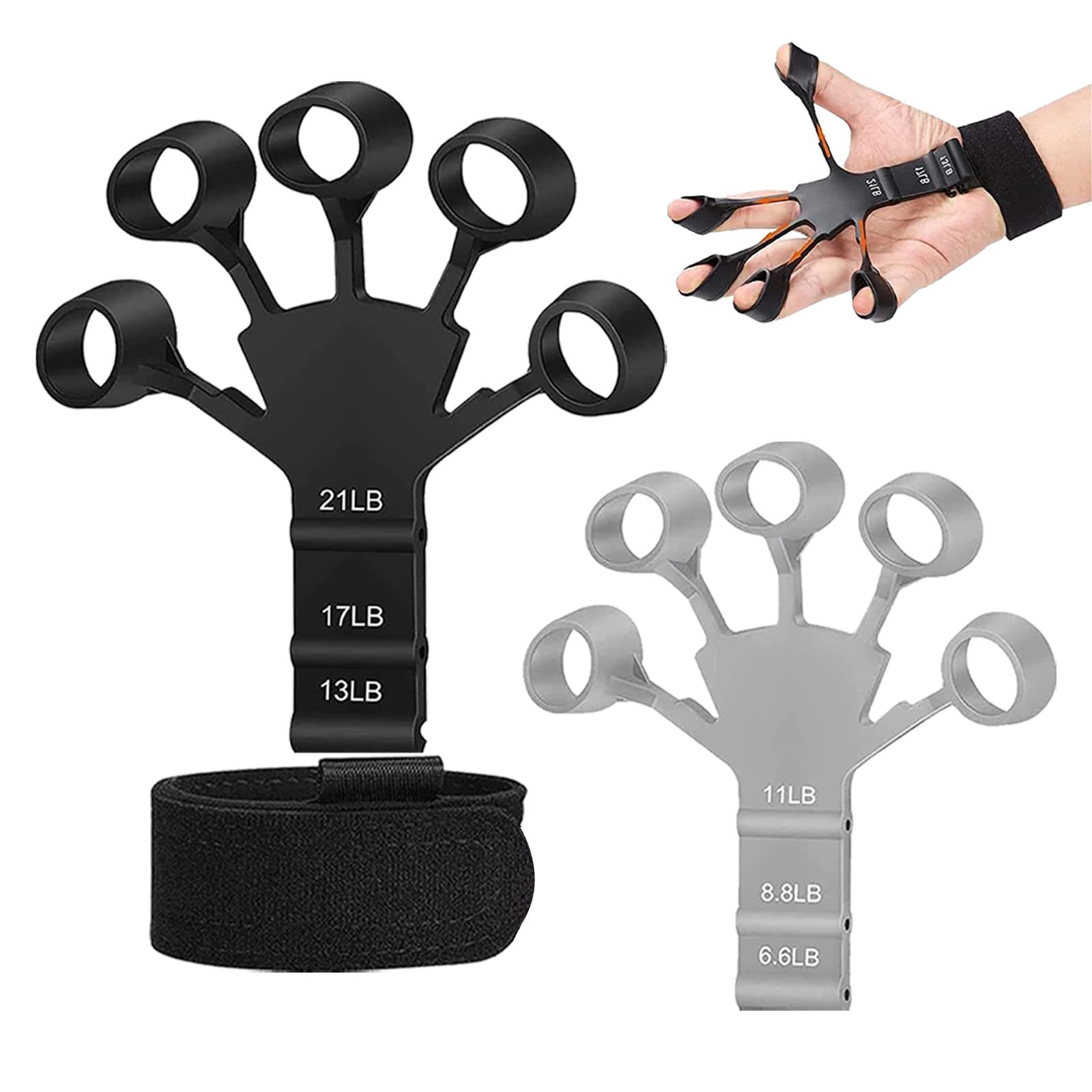 Grip Strength Trainer, Grip Trainer Forearm Strengthener, Finger Strengthener