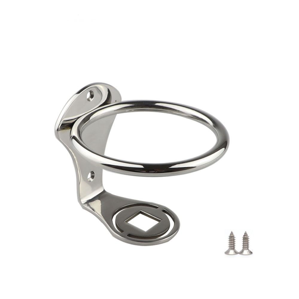 Yacht RV RV RV modification accessories Mirror polished tea cup holder view 4
