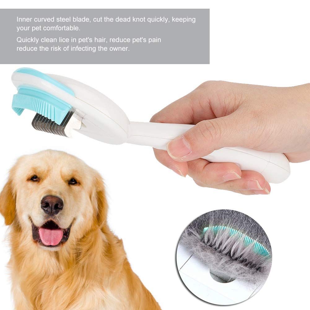 Pet Hair Comb, Pet Hair Brush, Pet Comb for Dog, Puppy, Cat and Dog Grooming view 2