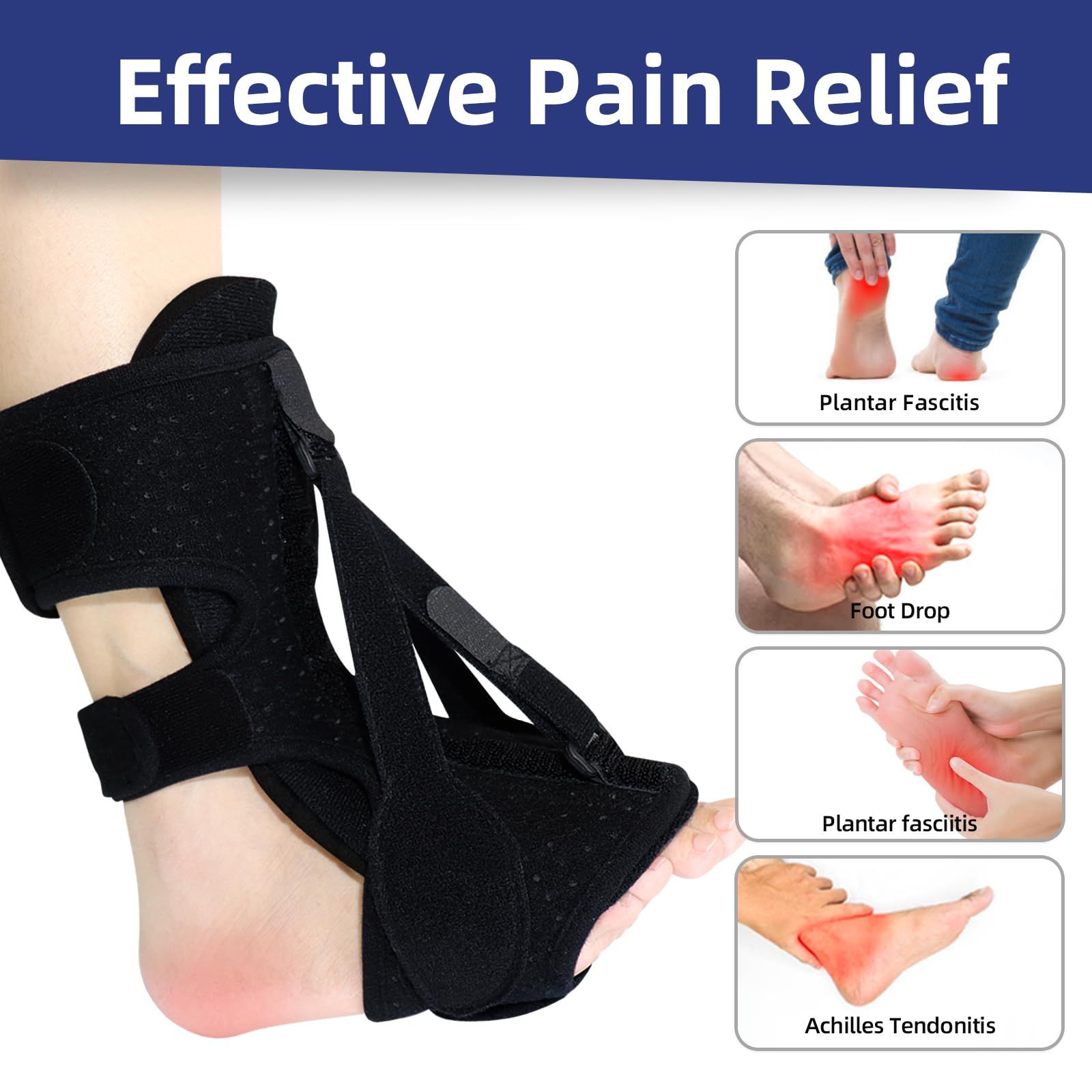 Plantar Fasciitis Relief Night Splint Women view 2
