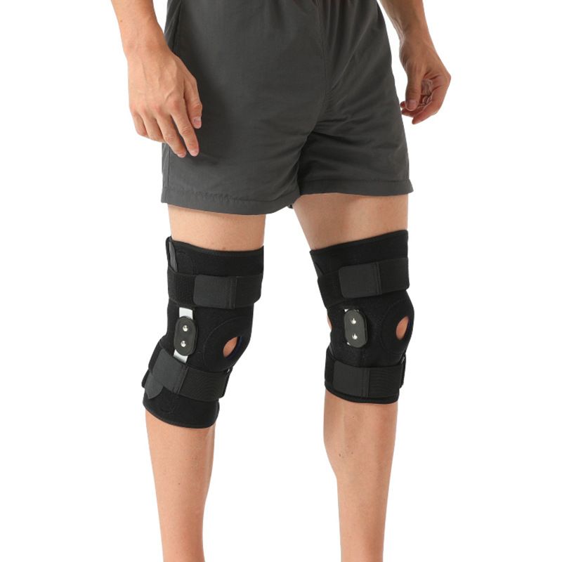 2 pcs Knee Brace for Women Men Hinged Knee Brace with Side Stabilizers view 2