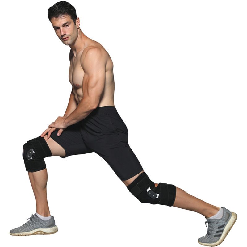 2 pcs Knee Brace for Women Men Hinged Knee Brace with Side Stabilizers view 3