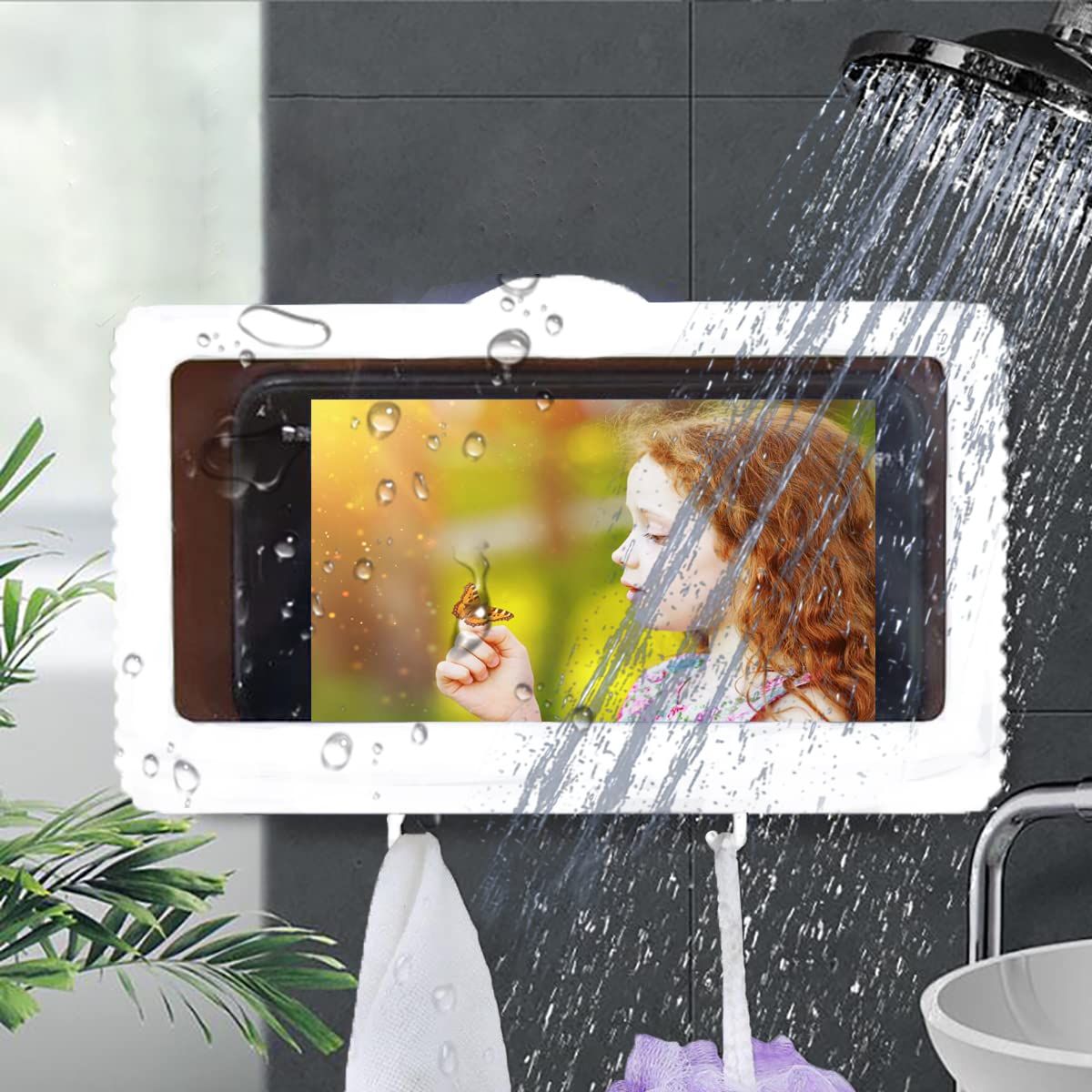 Bathroom Waterproof Phone Holder view 2