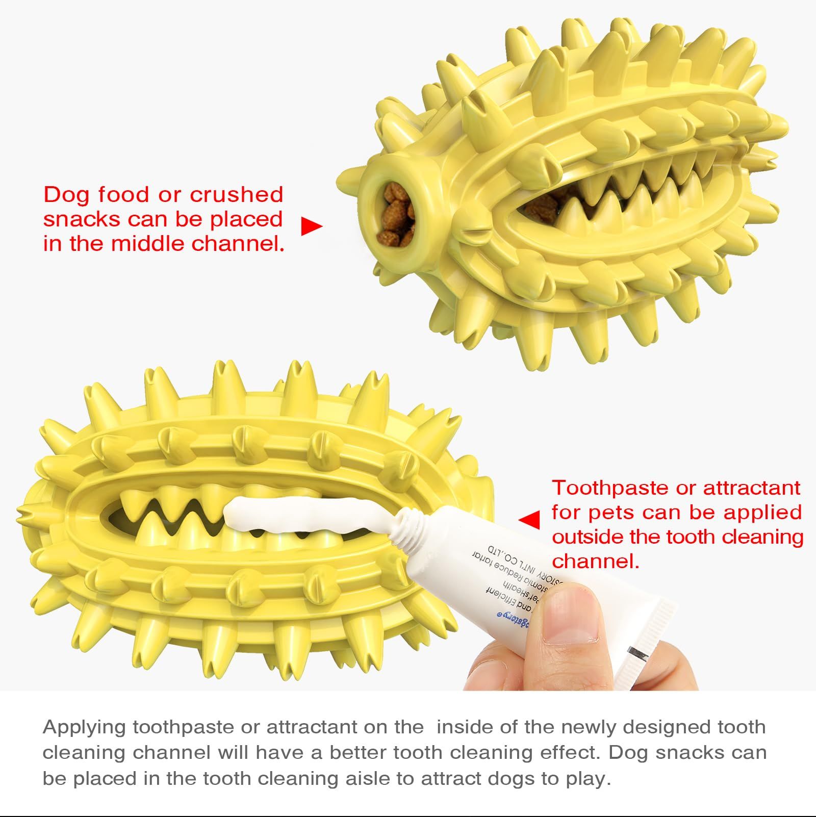 Dog Chew Toys for Toothbrush Multifunctional Teeth Cleaning and Gum Massage view 3
