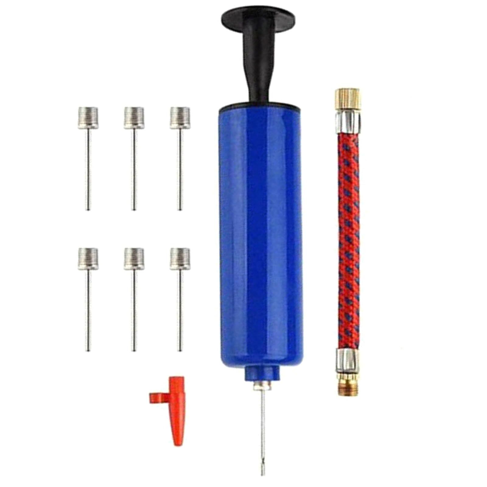 Ball Pump Portable Air Pump Basketball Pump Balloon Pump with 6 Needles view 2