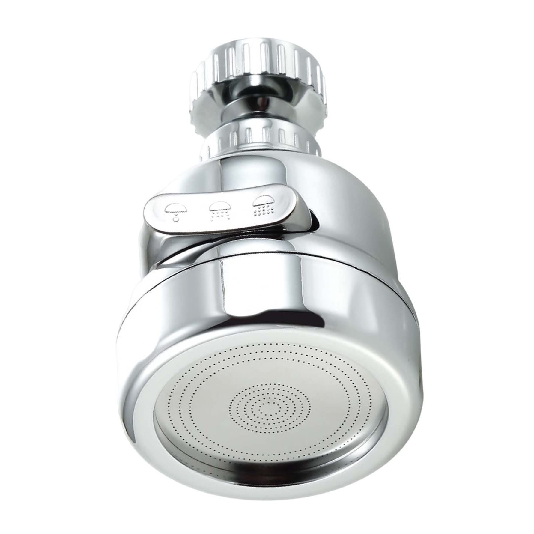 Kitchen Sink Aerator, 360-Degree Swivel Faucet Aerator, Water Saving Faucet — image 1