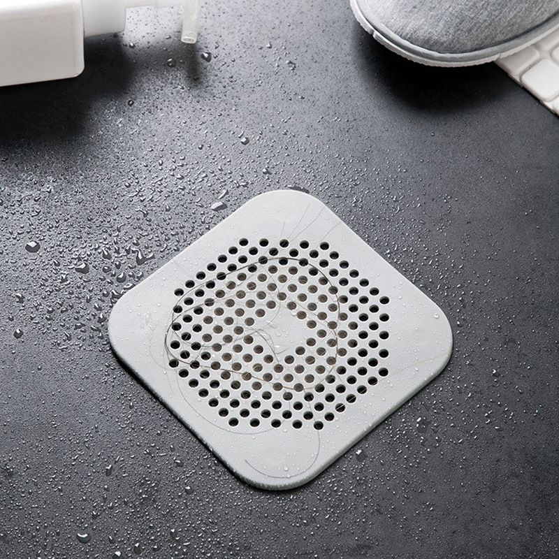 2 pcs Shower Hair Catcher Silicone Hair Stopper Shower Tub Drain Covers Drain view 4