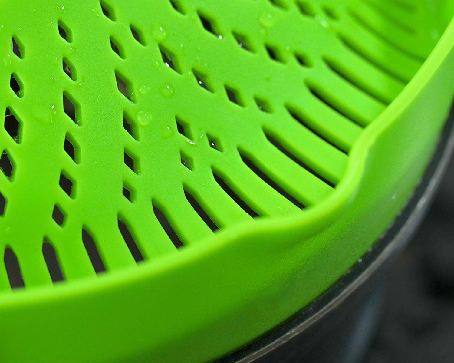 Heat Resistant Silicone Pot Strainer view 2