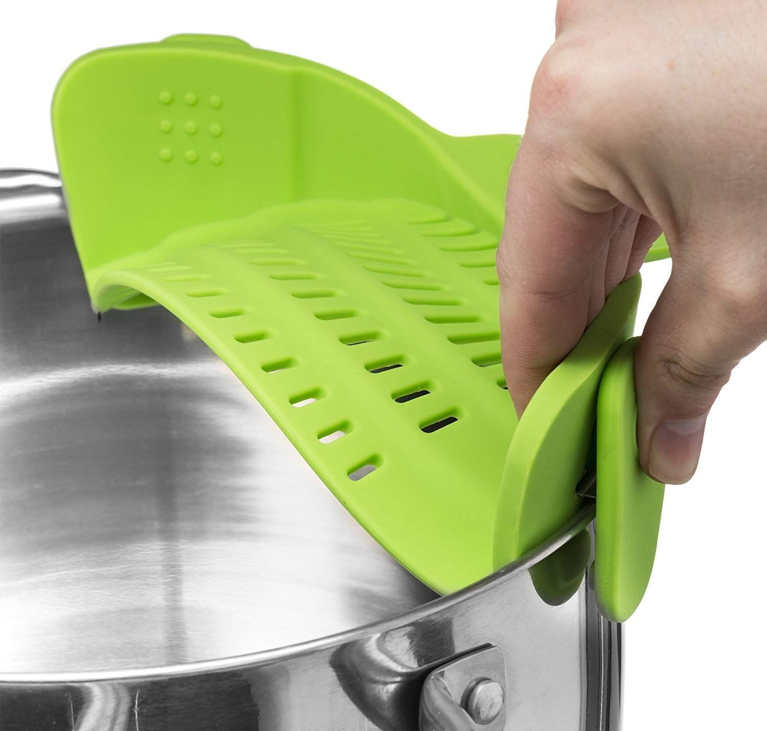 Heat Resistant Silicone Pot Strainer view 5