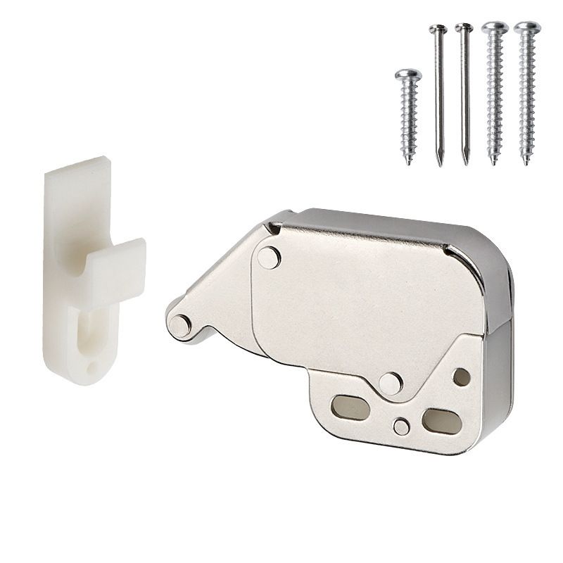 Automatic Spring Snap System Push-in Touch Locks Self-Locking Spring Buckle