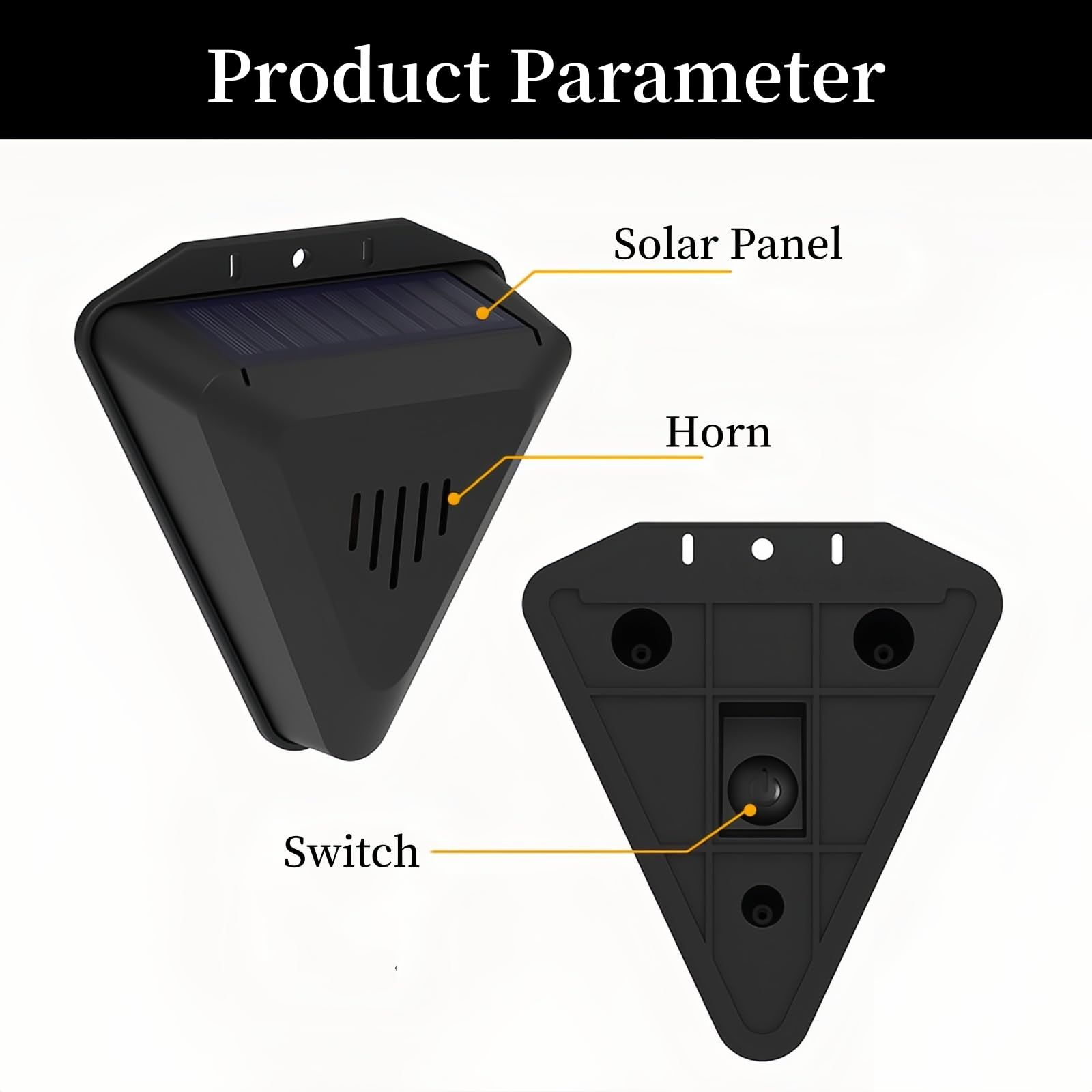 Solar bird repellent device with waterproof 360 ° all-round protection and view 4