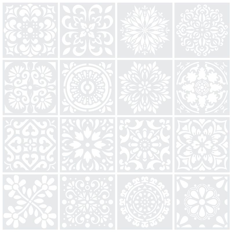 48pcs painting art template stencils dotTemplates stencils stencil template