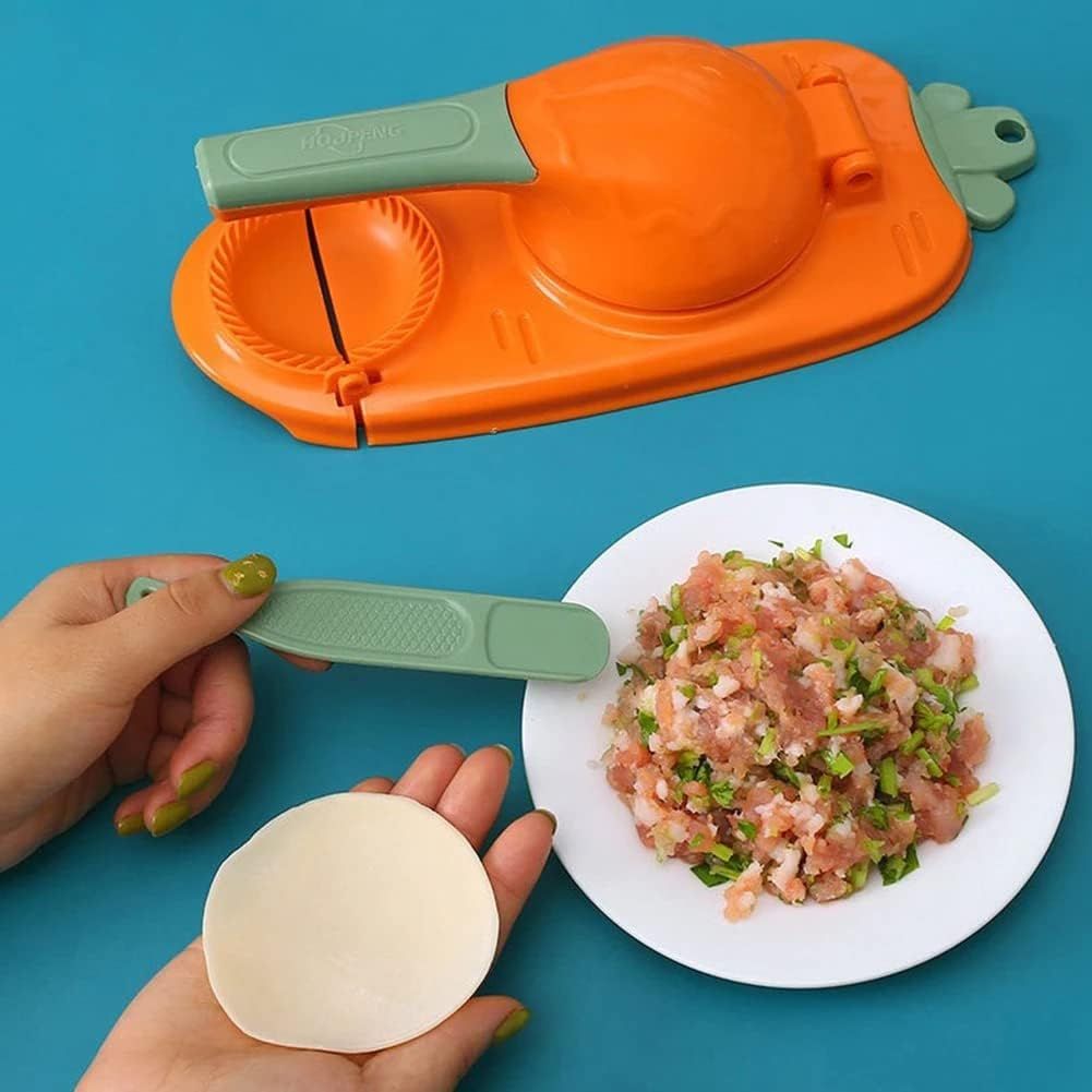 2 In 1 Dumpling Maker Machine Kitchen DIY Dumpling Making Mold Tool Baking view 2