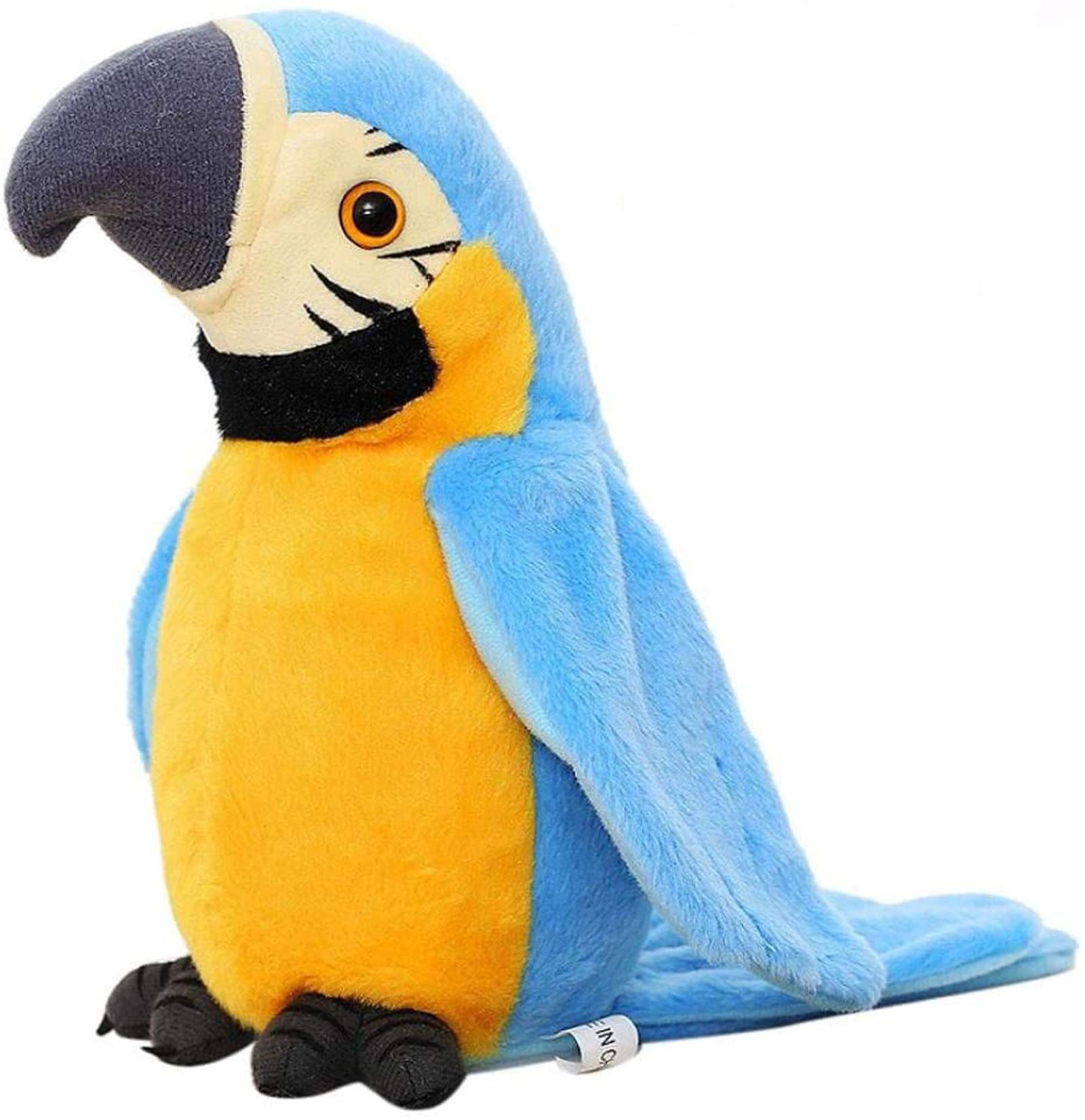 Talking Macaw Parrot Repeat What You Say Stuffed Animal Plush Toy Electronic — image 1