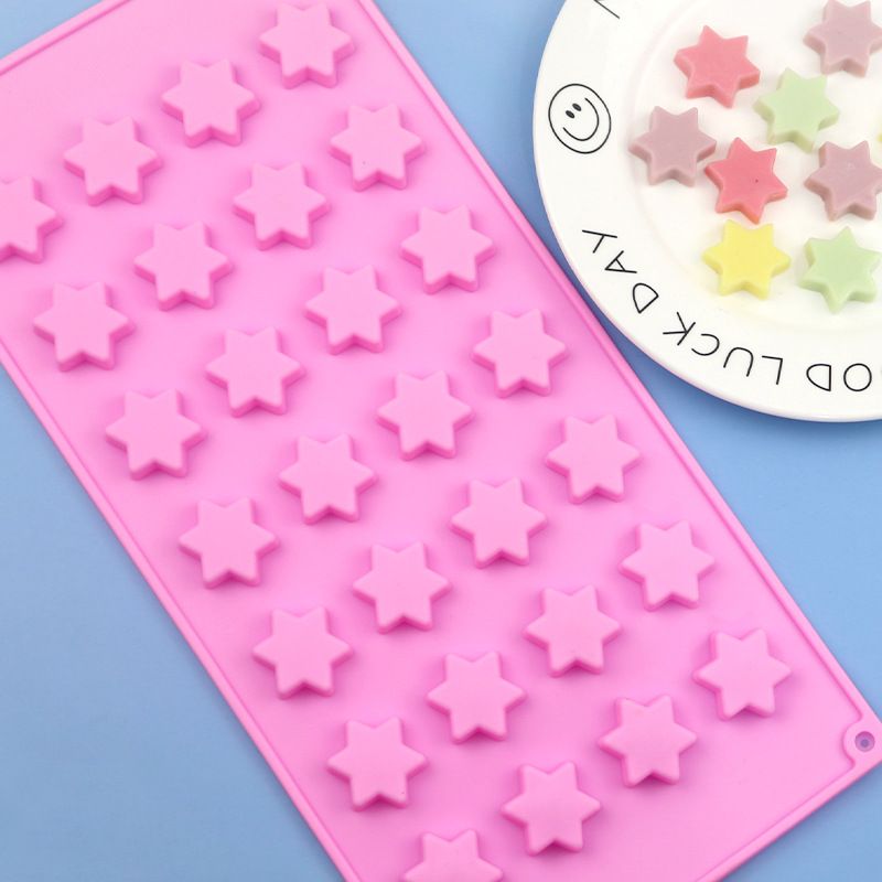 Cute Ice Cube Trays Silicone Chocolate Mold Wax Melt Molds Easy Release Ice