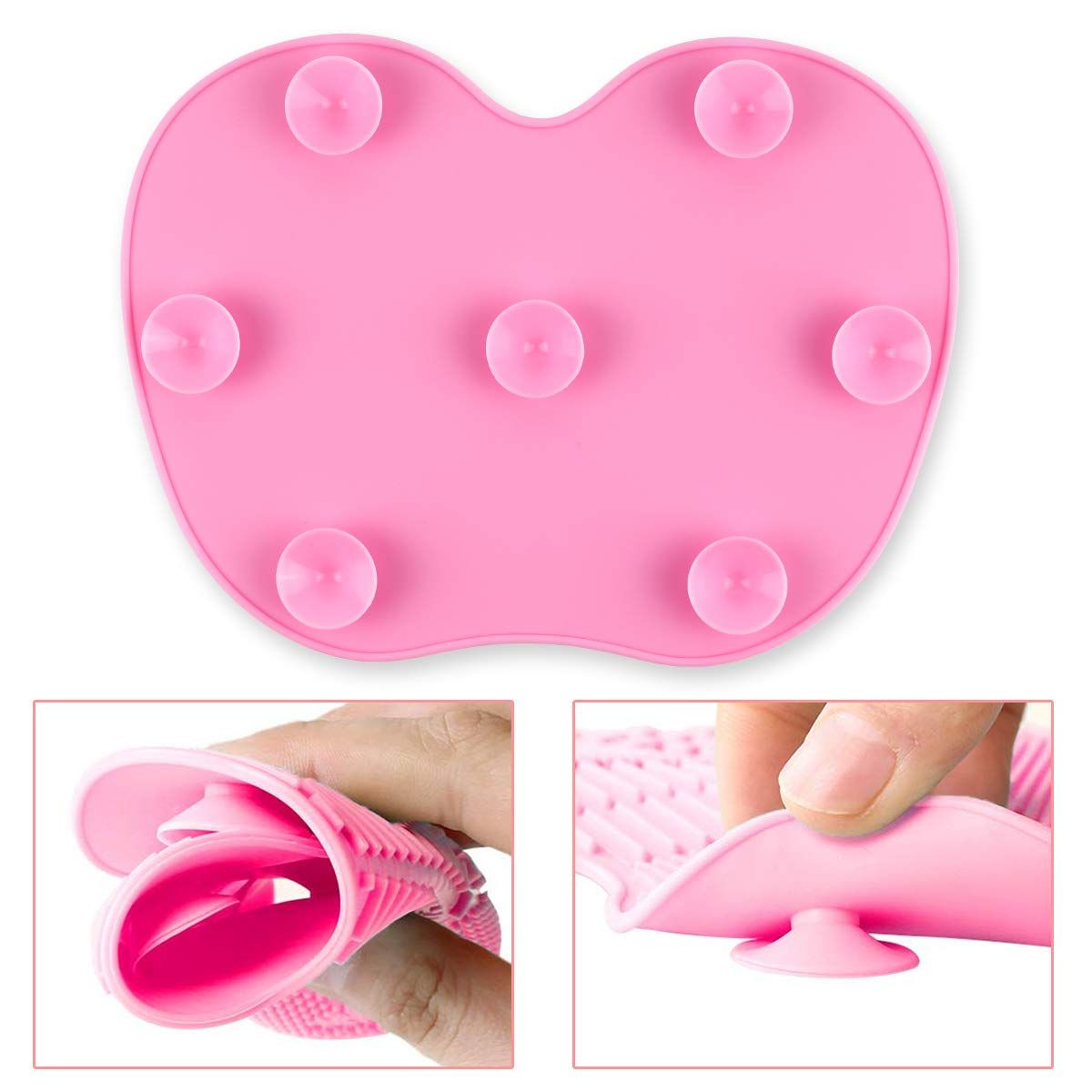 Brush Cleaning Mat Makeup Brush Cleaner Pad Cosmetic Brush Cleaning Mat view 2
